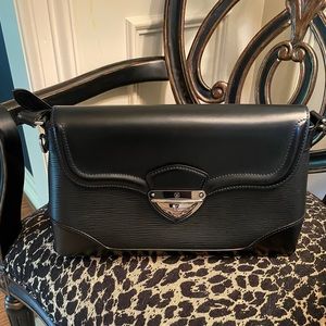 Louis Vuitton Black Epi Leather Bagatelle PM Bag